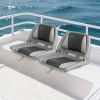 Boat Seat Folding Low Back Boat Chair with Marine-Grade PVC