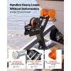 Boat Trailer Winch Stand with Roller, 3500 lbs, 20ft Orange Polyester Strap, Boat Winch Mount, for 2-3 Inches W x 3-4 Inches H Trailer Tongue