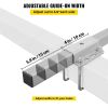 Boat Trailer Guide on, 20", One Pair Trailer Pontoon Bunk Board Guide-ons, Steel Trailer Guides, Complete Mounting Accessories Included, for Ski Boat