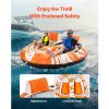 Towable Tubes for Boating 2 Person, Inflatable Boat Tubes and Towables with 2 Cockpits