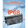 Marine Battery Charger, 1-Bank, 10A 12V Onboard Boat Charger, IP68 Waterproof Smart On-Board Battery Charger, for Lithium-Ion (LiFePO4), NCM