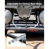 Boat Trailer Guides, 1.2 in Adjustable Width Trailers Guide, 2PCS High-Hardness Steel Trailer Guide-Ons with Thick Support Pads, Fits L-Beam