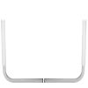 Boat Trailer Guide-on, 22", 2PCS Steel Trailer Post Guide ons, with White PVC Tube Covers, Complete Mounting Accessories Included, for Ski Boat