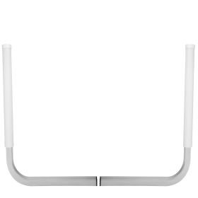Boat Trailer Guide-on, 22", 2PCS Steel Trailer Post Guide ons, with White PVC Tube Covers, Complete Mounting Accessories Included, for Ski Boat