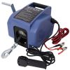 12v 2000lbs Trailer Winch,Reversible Electric Winch,for Boats up to 5000 lbs,Galvanized Wire Rope,with extra pulley hook, Rapid Mount