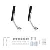 Boat Trailer Guides, 1.2 in Adjustable Width Trailers Guide, 2PCS High-Hardness Steel Trailer Guide-Ons with Thick Support Pads, Fits L-Beam