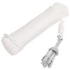 Folding Anchor with Rope Silver 1.5 lb Hot Dip Galvanized Cast Iron