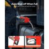 Fuel Transfer Pump, 12V DC 10 GPM, Portable Diesel Transfer Pump Kit, with Auto Shut-Off Nozzle, Discharge Hose, Overheat Protection, Power Cable