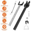 28-40In Adjustable Boat Transom Saver Transom Protector for Outboard Motor Shock Absorbing Boat Motor Support for Securing Engines Rollers Trailer Mou