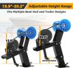 Adjustable Boat Trailer Winch Post with Roller