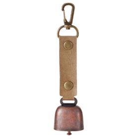Outdoor Camping Bell Hiking Safety Avoiding Bear Bell (Color: Apricot, Type: Camping Bell)
