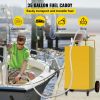 Fuel Caddy, 35 Gallon, Gas Storage Tank on 4 Wheels, with Manuel Transfer Pump, Gasoline Diesel Fuel Container for Cars, Lawn Mowers, ATVs, Boats