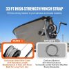 Hand Winch with Steel Wire for Trailer, Boat or ATV Towing