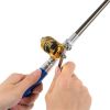 Mini Portable Pocket Fish Rod Pen Aluminum Alloy Fishing Rod Pole Reel Combos���