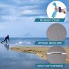 American Saltwater Fishing Cast Net for Bait Trap Fish 3ft/4ft/5ft/6ft/7ft/8ft/9ft/10ft Radius Freshwater Casting Nets with Heavy Duty Real Zinc Sinke
